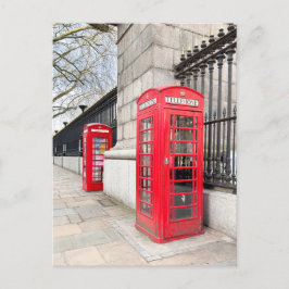 Rote Telefonboxen, London UK Postcard Postkarte