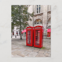 Rote Telefonboxen, Londoner Postkarte