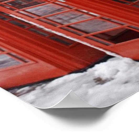 Rote Telefone bei Big Ben Poster (Ecke)