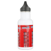 Rote Telefonkabinen von London Trinkflasche (Links)