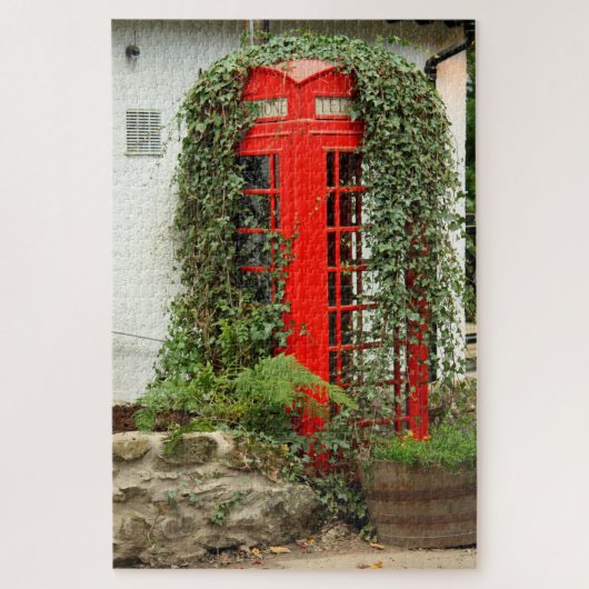 Rote Telefonzelle 1014-pc Puzzle (Vertikal)