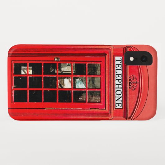 Rote Telefonzelle - Briten entwerfen iPhone XR Case-Mate iPhone Hülle (Rückseite (Horizontal))