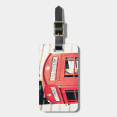 rote Telefonzelle Gepäckanhänger (Vorderseite vertikal)