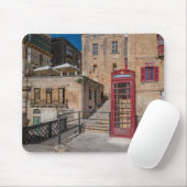 Rote Telefonzelle in Valletta Malta Mousepad (Mit Mouse)