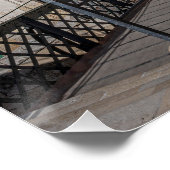 Rote Telefonzelle in Valletta Malta Poster (Ecke)