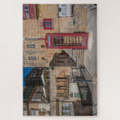 Rote Telefonzelle in Valletta Malta Puzzle (Vertikal)