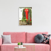 Rote Telefonzelle Leinwanddruck (Insitu (Wohnzimmer))