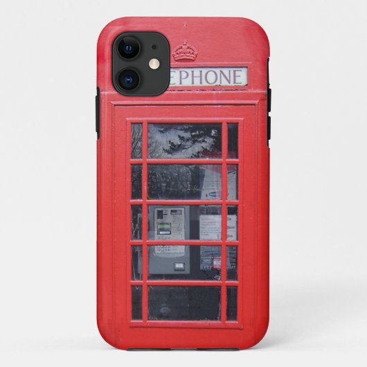 Rote Telefonzelle Londons Case-Mate iPhone Hülle (Rückseite)