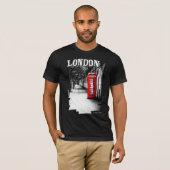 Rote Telefonzelle Londons T-Shirt (Vorne ganz)
