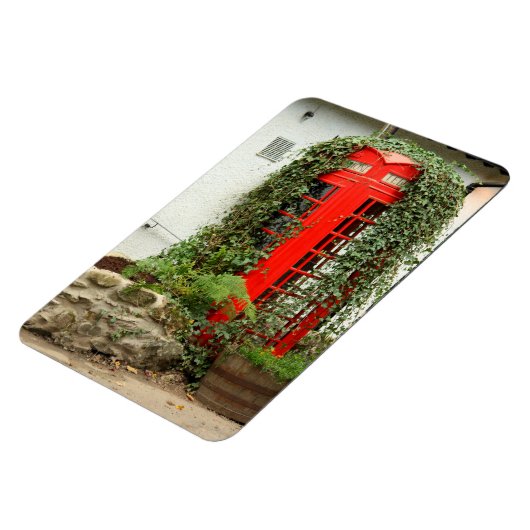 Rote Telefonzelle Magnet (Linke Seite)