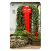 Rote Telefonzelle Magnet (Vertikal)