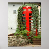 Rote Telefonzelle