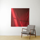 Rote Textilien in naher Fotografie Wandteppich (Beispiel (Horizontal))