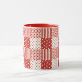 Rote Texturen Tasse (Zentrum)