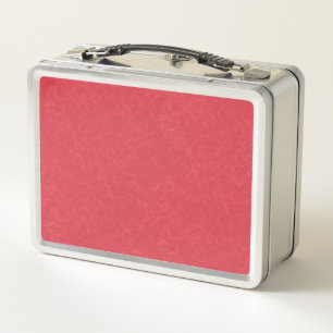 Rote texturierte Oberfläche mit dezenter Wirbelstr Metall Brotdose
