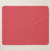 Rote texturierte Oberfläche mit dezenter Wirbelstr Sherpadecke (Vorderseite (Horizontal))