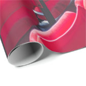 Rote Theaterstühle Geschenkpapier (Rolleneckpunkt)