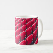 Rote Theaterstühle Kaffeetasse (VorderseiteRechts)