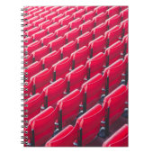 Rote Theaterstühle Notizblock (Vorderseite)