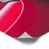 Rote Theaterstühle Poster (Ecke)