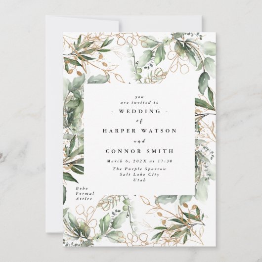 Rote Thunfische Rote Kirche (Chianti) Einladung (Vorderseite)