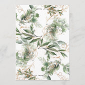 Rote Thunfische Rote Kirche (Chianti) Einladung (Rückseite)