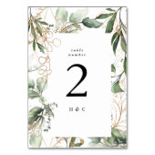 Rote Thunfische Rote Kirche (Chianti) Tischnummer (Rückseite)