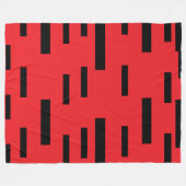 Rote Tinte   Fleecedecke (Vorderseite (Horizontal))