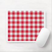 rote Tischdecke Mousepad (Mit Mouse)