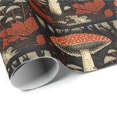Rote Toadstocker - Amanita Muscaria Geschenkpapier (Rolleneckpunkt)