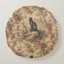 Rote Toile-Chinoiserie-Katze Damast