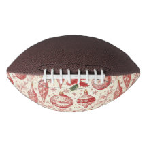 Rote Toile-Chinoiserie-Weihnachtsdekorationen