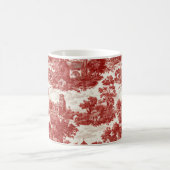 Rote Toile-Landschaftsszene (8) Kaffeetasse (Mittel)