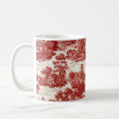 Rote Toile-Landschaftsszene (8) Kaffeetasse (Links)