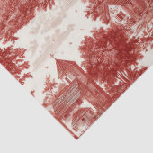Rote Toile-Landschaftsszene (8) Seidenpapier (Detail)