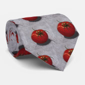 ROTE TOMATE: KUNST: KRAWATTE: KRAWATTE (Gerollt)