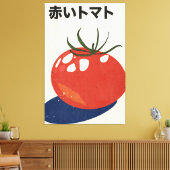 Rote Tomate Leinwanddruck (Insitu (Wohnzimmer))