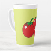 Rote Tomate Milchtasse (Linke Ecke)