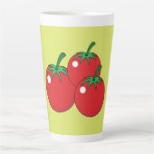Rote Tomate Milchtasse (Vorderseite)