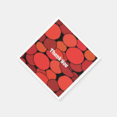 Rote Tomate Parmesan Frisches Obst Gemüse Serviette (Ecke)