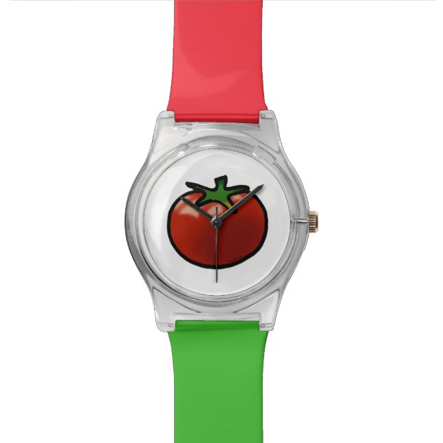 rote Tomate Uhr (Nahaufnahme)
