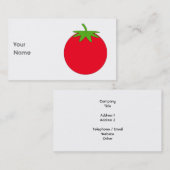 Rote Tomate Visitenkarte (Vorne/Hinten)