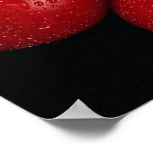 Rote Tomaten, frisch und saftig Poster (Ecke)