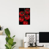 Rote Tomaten, frisch und saftig Poster (Heimbüro)