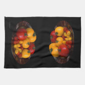 Rote Tomaten, Gelbe Tomaten Geschirrtuch (Horizontal)