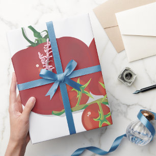 Rote Tomaten Geschenkpapier