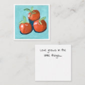 Rote Tomaten Mitteilungskarte (Vorne/Hinten)