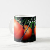Rote Tomaten - Natur Personalisiert Kaffeetasse (Vorderseite Links)