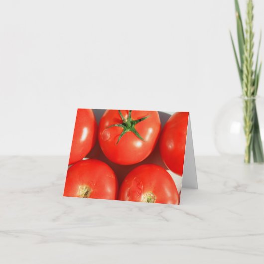 Rote Tomaten Notecard Karte (Vorderseite)