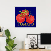 Rote Tomaten Poster (Heimbüro)